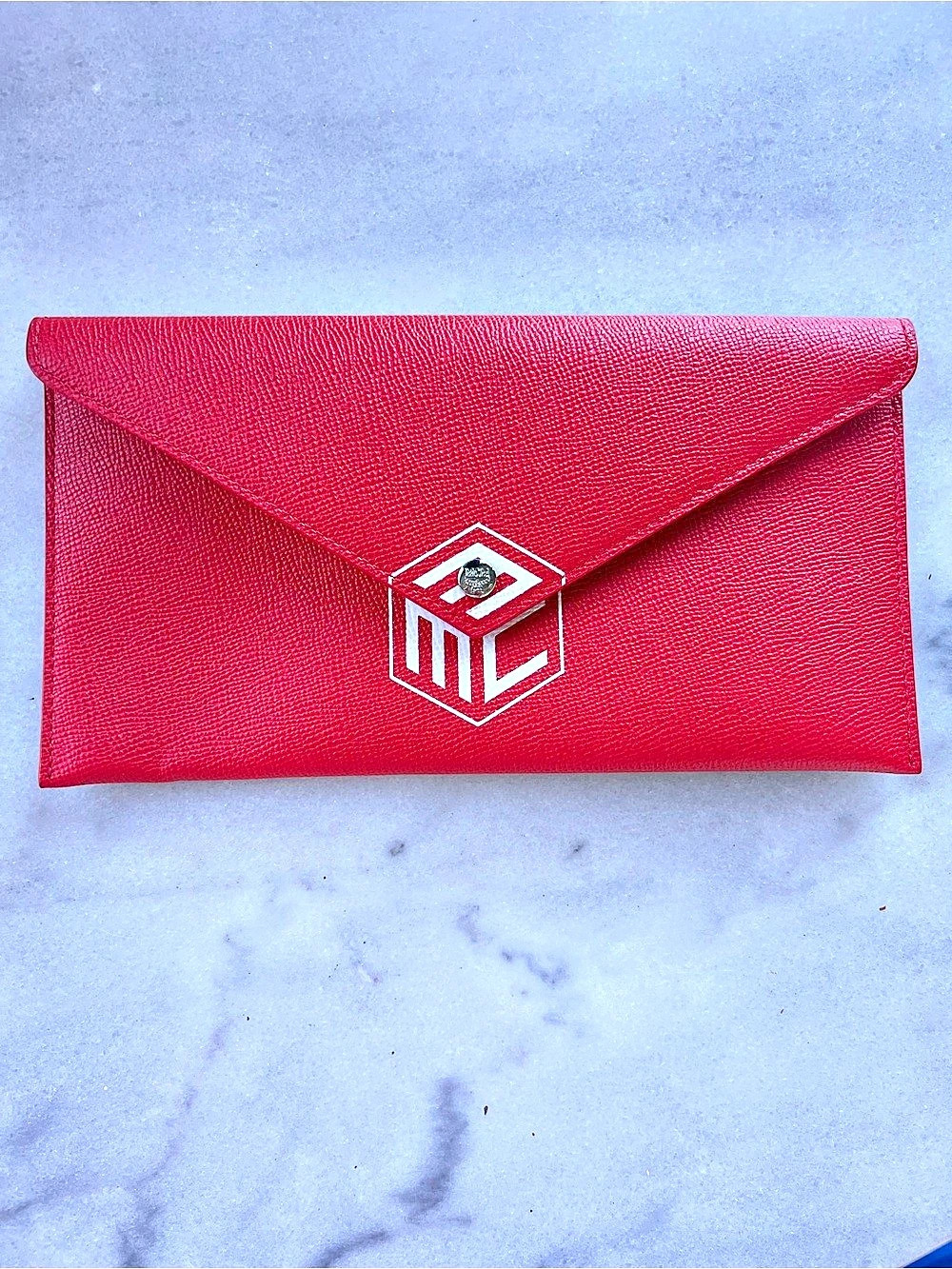 MCM Red Envelope Clutch/Wallet